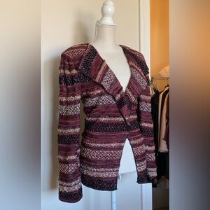 Vintage St. John Couture textured shimmer coat